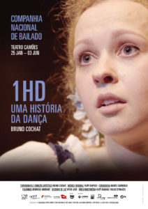 A Companhia Nacional de Bailado apresenta o espetáculo 1HD - UMA HOSTÓRIA DA DANÇA, de Bruno Cochat, a partir de 25 de janeiro de 2017, no Teatro Camões